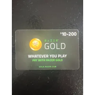 $200.00 USD Razer Gold