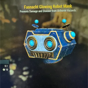 glowing Robot mask