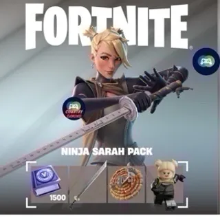 Fortnite Ninja Sarah Pack + 1,500 V-Bucks United States