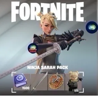 Fortnite Ninja Sarah Pack + 1,500 V-Bucks United States