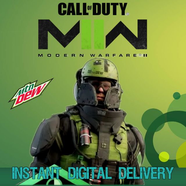 Modern Warfare 2 MW2 Operator Skin Mountain DEW Other Games Gameflip
