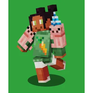 Minecraft Party Pig Sleeve