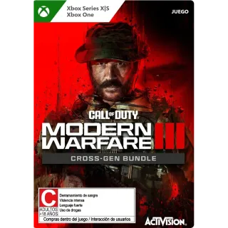 Call of Duty Modern Warfare 3 CROSS GEN BUNDLE XBOX KEY UNITED STATES