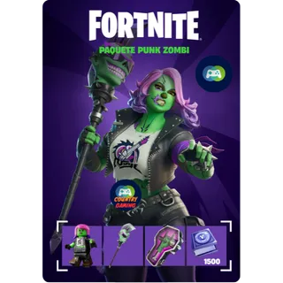 Fortnite Ghoul Punk Pack + 1,500 V-Bucks United States