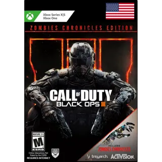 CALL OF DUTY BLACK OPS 3 CHRONICLES EDITION Xbox Key United States