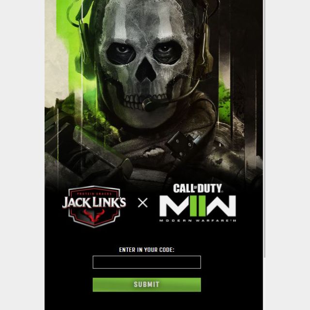 Code MW2 Jacks Links 1x Code Game Items Gameflip