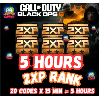 Black ops 6  (5 HOURS 2XP RANK)