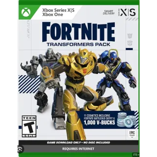 Fortnite Transformers Pack + 1000 V-Bucks Xbox Global