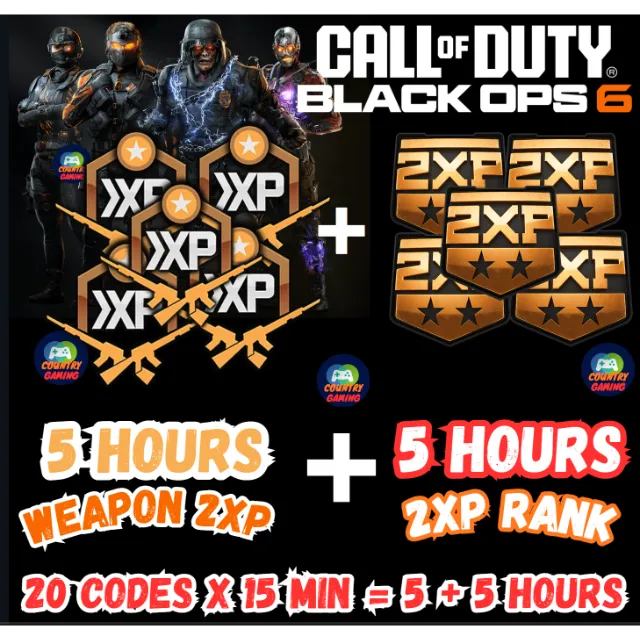 Black ops 6 - WEAPON + RANK 2XP 5 HOURS - Game Items - Gameflip