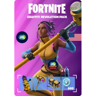 Fortnite Graffiti Revolution Pack + 600 V-Bucks United States Key