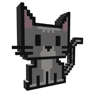 8-Bit Tabby Cat