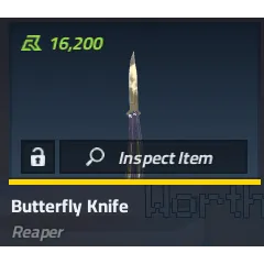 Counter Blox Butterfly knife Reaper