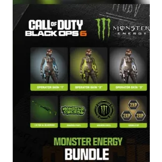 CoD BLACKOPS 6 - MONSTER ENERGY BUNDLE