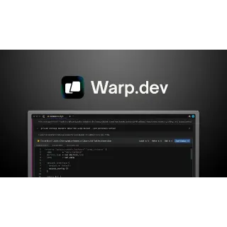 Warp AI Pro- Warp.dev 1 Year