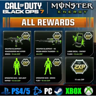 CoD: BO7 - Monster Energy Rewards Bundle    