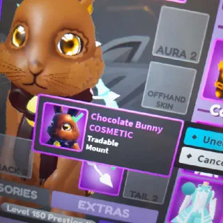 Chocolate Bunny Mount