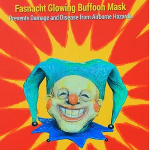 Glowing Buffoon Mask