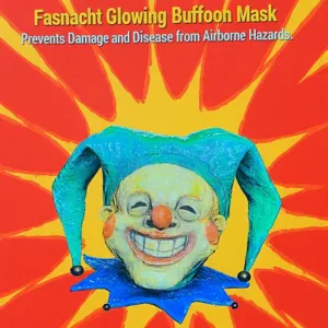 Glowing Buffoon Mask