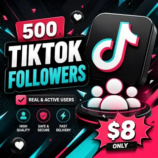 Order: 500 TikTok Followers – Fast Delivery – $8
