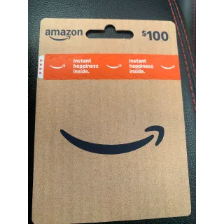 $100.00 USD Amazon