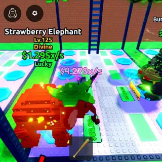 $1.29 Sx/s Lucky Strawberry Elephant I Escape Tsunami For Brainrots!