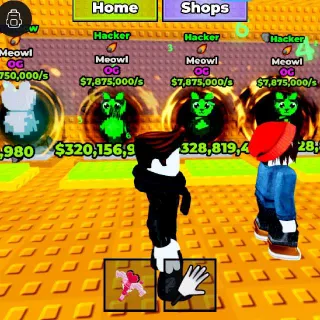 10X $8,750,000 RAINBOW MEOWL + 4X HACKER MEOWL $7,875,000 I Break A Lucky Block!