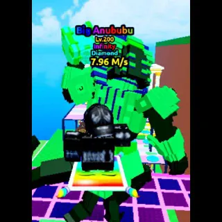 $7.96 M/s Diamond Big Anububu Lv. 200 I Escape Tsunami For Brainrots!