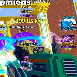 $399.85 k/s Gamer Bulbito Bandito Traktorito Lvl 200 I Escape Tsunami For Brainrots!