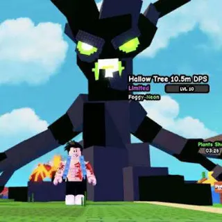 Foggy-Neon Hallow Tree 10.5 M DPS | Plants vs Brainrot