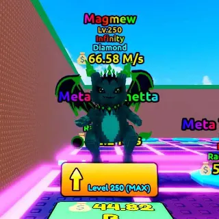 $66.50 M/s Diamond Magmew Lv. 250 I Escape Tsunami For Brainrots!