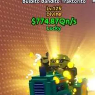 $774.87 Qn/s Lucky  Bulbito Bandito Traktorito| Escape Tsunami For Brainrots!