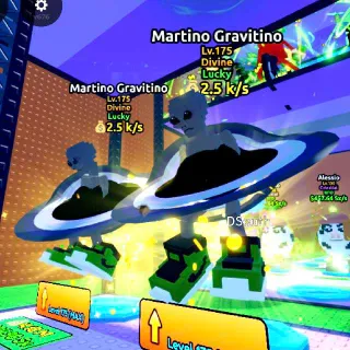 2X 2.5 k/s Lucky Martino Gravitino Lvl 175 I Escape Tsunami For Brainrots!