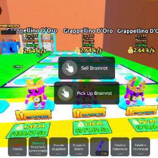 3x 2.64 k/s Lucky Grappelino D' Oro Lvl 175 I Escape Tsunami For Brainrots!