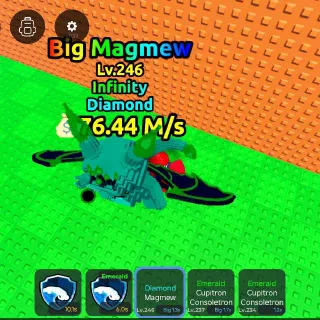 Big Diamond Magmew I Escape Tsunami For Brainrots!