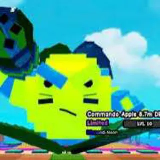 Diamond-Neon Commando Apple 8.7 M DPS | Plants Vs Brainrots