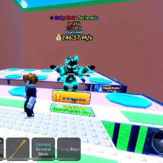 Star Baby DIAMOND Meta Technetta I Escape Tsunami For Brainrots!