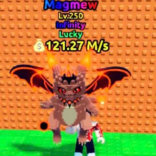 $120 M/s Lucky Magmew I Escape Tsunami For Brainrots!