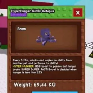 Huge Hyper Hunger Mimic Octupos 15 S No Toy 69+ Kg