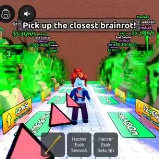 30X $5.3 Qn/s Hacker Esok Sekolah I Escape Tsunami For Brainrot!