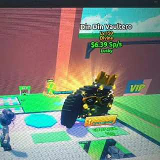 $6.39 Sp/s Lucky Din Din Vaultero I Escape Tsunami For Brainrots!