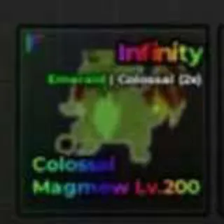 Emerald Collosal Magmaw Lv. 200 I Escape Tsunami For Brainrots!