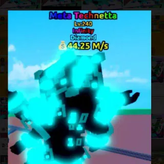 $44.25 M/s Diamond Meta Technetta Lv. 241 I Escape Tsunami For Brainrots