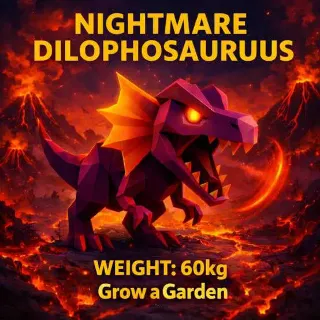 Huge Nightmare DILOPHOSAURUS