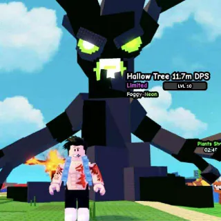 HUGE FOGGY-NEON HALLOW TREE | 11.7 M DPS |