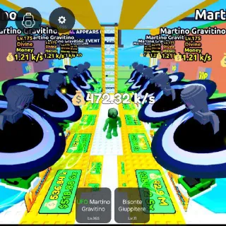 10X 1.21 k/s Money Gravitino Martino LVL 175 I Escape Tsunami For Brainrots!