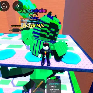 $7.96 M/s Big Diamond Anububu Lv. 200 I Escape Tsunami For Brainrots!