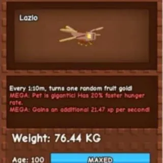 Mega Titanic Dragonfly (76.44 KG) I GROW A GARDEN