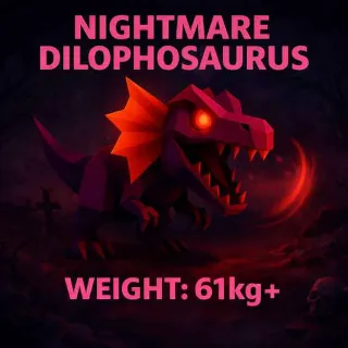 Huge Nightmare DILOPHOSAURUS