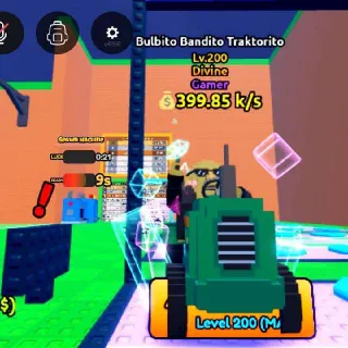 $399.85 k/s Gamer Bulbito Bandito Traktorito Lvl 200 I Escape Tsunami For Brainrots!