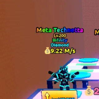 $9.22 M/s Diamond Meta Technetta Lv. 200 | Escape Tsunami For Brainrots!